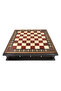 Walnut Solid Wood Chess Set, Metal Classic Model Chess Pieces, High Quality Handcrafted Chess Board and Special Chess Box - 8