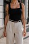 Women's Zero Sleeve Square Neck Body - 2