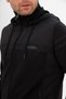 Lycra Men's Tracksuit Set 12320 Sports Bottom Top Set Black - 2