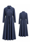 Ivory from Dress Embroidered Dress 5210 Denim - 2
