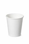 White Cardboard Cups Thick 8oz 25-Pack - 2