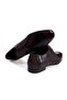 Brown Lace-Up Genuine Leather Men's Shoes - 3