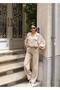 Tencel Fabric Gold Buttoned Bat Sleeve Suit - 5