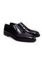 Black Color Lace-Up Genuine Leather Men's Shoes