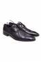 Black Color Lace-Up Genuine Leather Men's Shoes