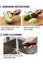 The Ultimate Kitchen Tool Wide-Blade Cabbage Shredder & High-Speed Vegetable Peeler - 8
