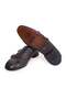 Gray Color Laceless Genuine Leather Leather Sole Men's Shoes - 3