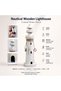 Nautical Wooden Lighthouse Decor, White Coastal Home Decor with Natural Jute Rope & Mini Life Ring, Rustic Beach House Lighthouse Figurine for Tabletop, Shelf, Living Room, Bedroom, Office & Bathroom - 3