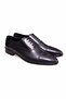 Black Color Lace-Up Genuine Leather Men's Shoes