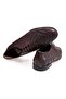 Brown Lace-Up Genuine Leather Sole Men's Shoes - 2