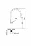 Gloria Damla Sink Faucet Gold Swan Kitchen Faucet Single Handle Gold Sink Tap - 3