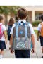 Cambridge Polo Club Gray American Chic Multi-Compartment Unisex Children's Primary School Bag - 2