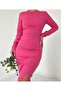 Pink Backless Dress - 3