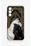 Samsung A24 Compatible Noble Lover Horses Patterned Silicone Case - 2