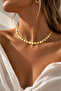Gold Plate Necklace (Small Size) - 2