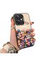 Oppo A3 4g Compatible Silicone Edge Hard Back Case Couple Phone Case Floral Patterned