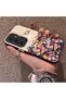 Samsung Galaxy S24 Plus Compatible Silicone Edge Hard Back Case Couple Phone Case with Floral Pattern - 2