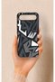 Tecno Spark Slim Compatible Geometric Block Patterned Silicone Case - 4