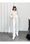 Women's Modal Fabric Wide-Leg Striped Tracksuit Set - 2