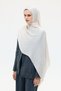 Italian Jacquard Shawl Circle Pattern - Stone
