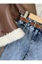 Leather Jacket with Fur Inside, Lycra, Elastic Waist Belt, Lycra Jeans, Long Sleeve, Badi 4-Piece Baby Boy Set - 4