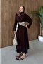 Double Slit Suit Brown