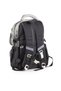 Premium Imported Waterproof Fabric Luxury School, Sports, Travel, Laptop Backpack with Pen Holder Black Gray 11E - 4