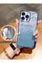 iPhone 15 Pro Max Compatible Transparent Four Corner Silicone Coated Glossy Edge Case