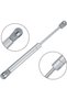 4 Pcs Gas Springs, 100N/22.5LB Gas Struts Lift Supports, Gas Shocks, Soft Close Hinges, Furniture Cabinet Door Lid Stay - 3