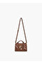 Solid Crossbody Bag with Scarf Detail - 2