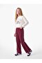 Wide Leg Sweatpants with Elastic Waist - 2
