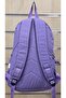 School Bag Crinkle Fabric Multi-Compartment with Accessories - 5