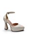 Platform Heel Bridal Shoes, Platform Heel Shoes, Genuine Leather Bridal Shoes - 4