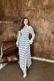 Blue Pleated Plaid Dress - 4