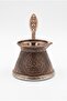 100 ml 1-2 Person Engraved Chubby Cast Steel Coffee Pot Induction Cooker Compatible - 6