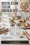 Retro 2-Piece Glass Salt and Pepper Shaker Set Classic Square Embossed Spice Container Set Stainless Steel Screw-On Metal Lid Restaurant Type Set 723492 - 4