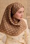 Twill Silk Scarf Chain Gold Yellow - 2