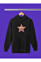Miley Cyrus Printed Cotton Long Sleeved 3-Yarn Hooded Sweatshirt - 2