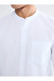 Esvab • Modern & Distinctive Standard Fit Stand Collar Long Sleeve Men's Shirt - 3