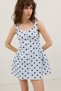 Polka Dot Women's Mini Dress - 2