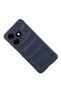 Tecno Spark 20C Case Flexible Silicone with Camera Protection Finger Stripe Brsa - 6