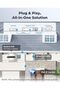 8Ch 5Mp Security Camera System with 4 Wired Poe Cameras for Home Security Smart Human/Animal/Vehicle Detection - 2