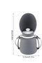 Collapsible water bottle 800ml, leak-proof, lanyard. - 5