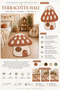 Eta Mushroom Patterned Modern Woven Base Decorative Carpet Eta4104 - 4