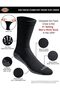 جوارب دراي تيك اسينشال للرجال للتحكم في الرطوبة متوفرة بمقاس ميديوم - 2 اكس لارج M-XXL (6، 12 زوج) م - 3