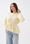 Asymmetric Oysho Tunic with Embroidered Sleeves