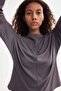 Long-sleeved boat-neck top - 4