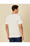 Men Cream Plain T-Shirt - 3