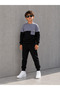 Long Sleeve Crew Neck Two Yarn Fabric Pocket Detailed Boys' Tracksuit Set 2 Piece Bottom - Top Set - 5