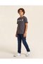 Senior Boys Charcoal Foil And Puff Print T-Shirt - 2